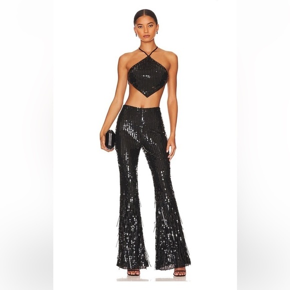 NWT NBD Gaia Sequin Pant 🚨 XS $398 Retail 🔥 - Picture 1 of 10